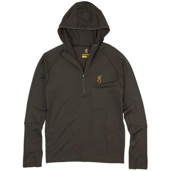 Browning Merino Hooded Shirt Major Brown S