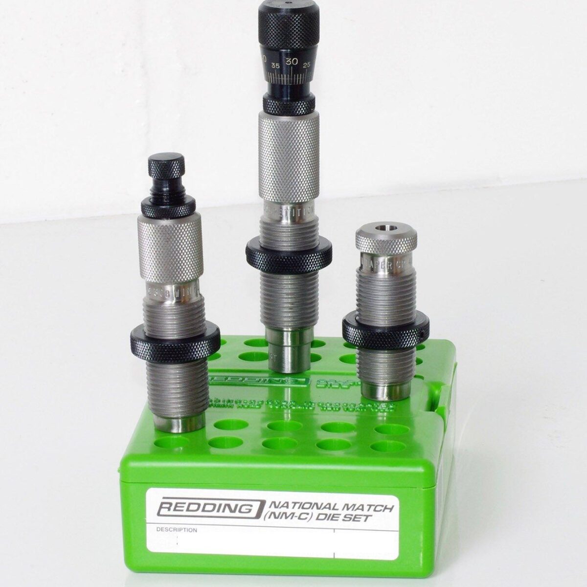 Rb39320. Jpg - redding national match (nm-c) die set. 24 nosler - rb39320