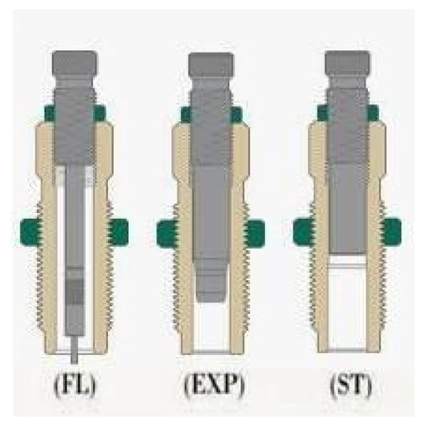 Redding Series-A 3-Die Set for Straight-Wall Cases .45 Colt / .454 Casull