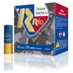 Rio Texas Game Load 36 Shotshells 12 ga 2-3/4" 1-1/4oz 1260 fps #8 25/ct
