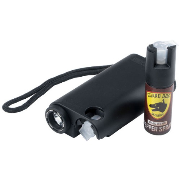 GUARD DOG OLYMPIAN 3-IN-1 BLK - STUN GUN/LIGHT/PEPPER SPRAY