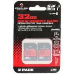 STEALTH CAM SDHC MEMORY CARD - 32GB 2PK SUPER SPEED CLASS 10