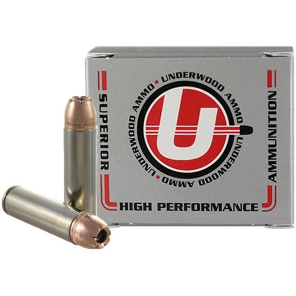 Underwood Handgun Ammunition .500 Auto Max 350gr JHP 2300 fps 20/ct