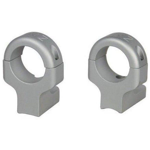 DNZ  Game Reaper 2   2-Piece Scope Mount (2 Screws) - Browning A-Bolt Sako A7 Steyr Long & Short Action - 1" High Silver