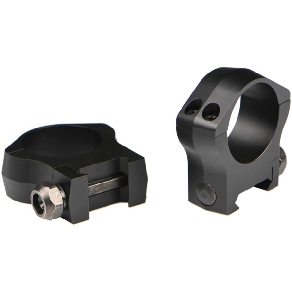 Warne 2-Piece Picatinny Style Mountain Tech Scope Rings 1" Ultra High - Matte