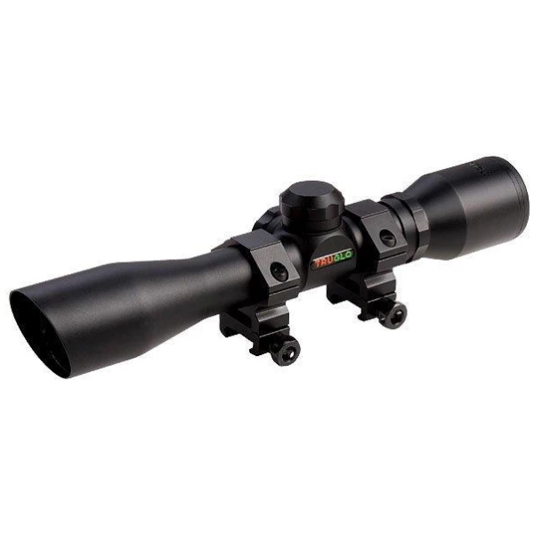 Truglo Compact Rifle Scope 4x32mm 1" SPF Duplex Black