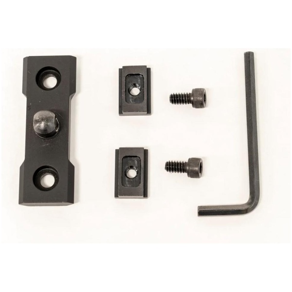Grovtec Anschutz T-Nut Rail Adaptor Set Black