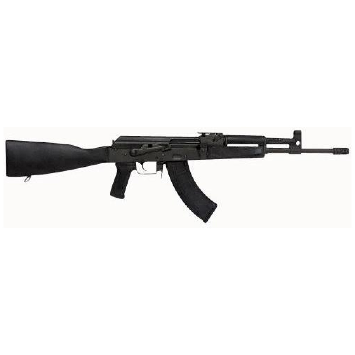 Ycri4090n. Jpg - century arms vska tactical polymer rifle 7. 62x39 30rd magazine 16. 25" barrel side rail black poly furniture - ycri4090n