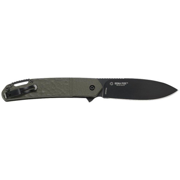 CRKT Bona Fide OD Green Folding Knife 3 1/2" Blade