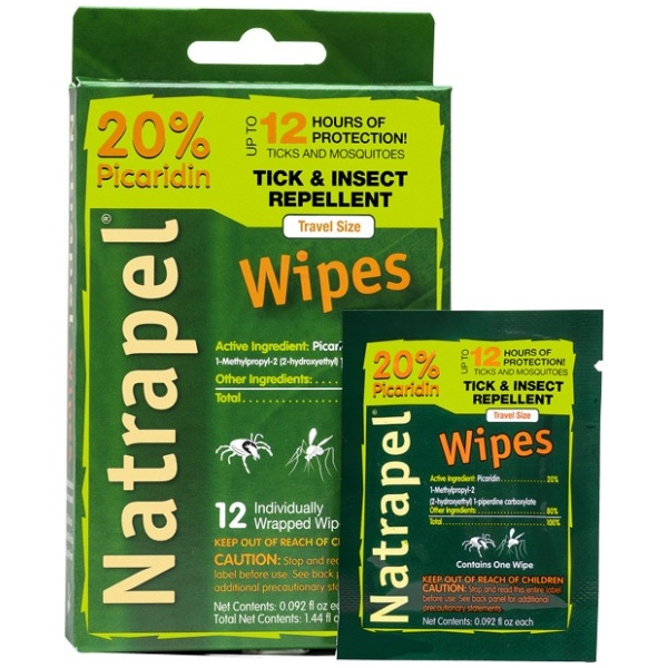 ARB NATRAPEL PICARIDIN WIPES - 12 WIPES PER BOX