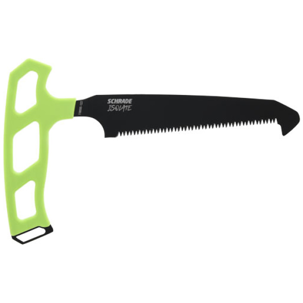 SCHRADE KNIFE ISOLATE LARGE - BONE SAW 5" SK5 BLACK/GREEN