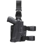 Model 6355 ALS Tactical Holster with Quick-Release Leg Harness for Glock 17 Gens 1-4 w/ Light