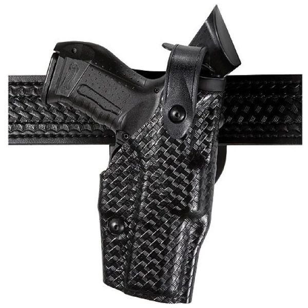Model 6360 ALS/SLS Mid-Ride, Level III Retention Duty Holster for Glock 20 Gens 1-4 w/ Light