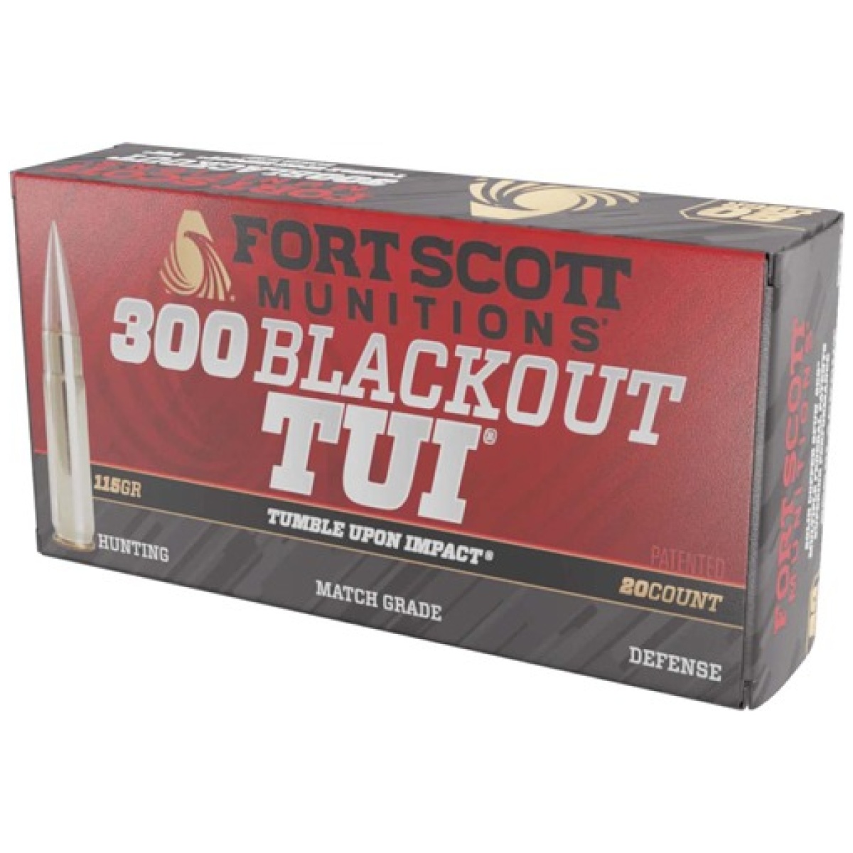 A300115scv. Jpg - fort scott 300 aac 115gr tui - solid copper 20rd 25bx/c - a300115scv