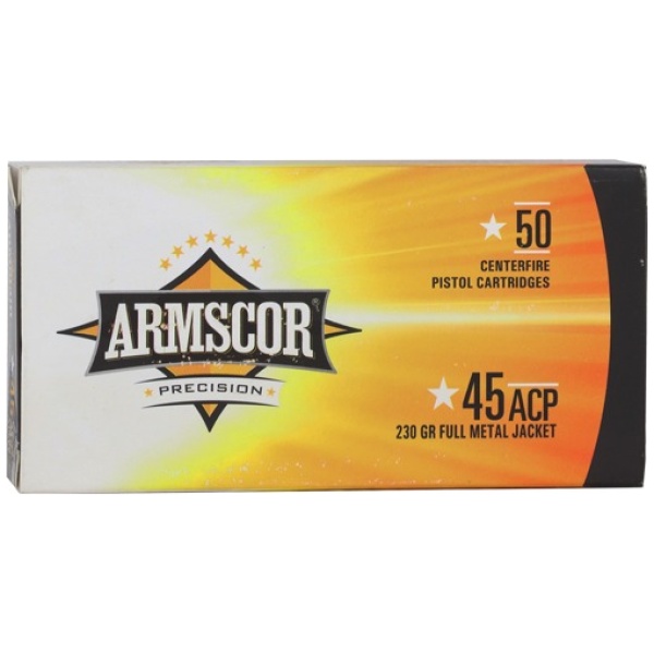 ARMSCOR 45 ACP 230GR FMJ - 50RD 20BX/CS