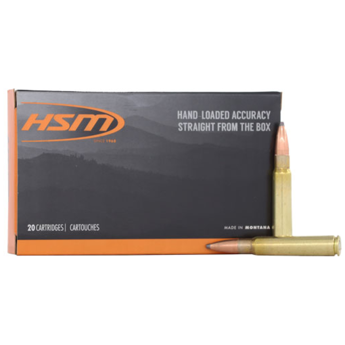 Hsm 8mm mauser 195gr soft - point 20rd 20bx/cs - image 1