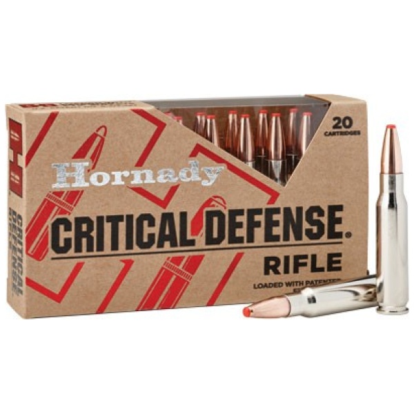 HORNADY CRITICAL DEFENSE 223 - REM 55GR FTX 20RD 10BX/CS