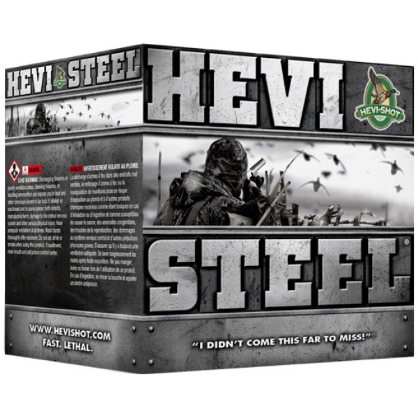 HEVI-SHOT HEAVY STEEL 20GA - 3" 7/8OZ #3 25RD 10BX/CS