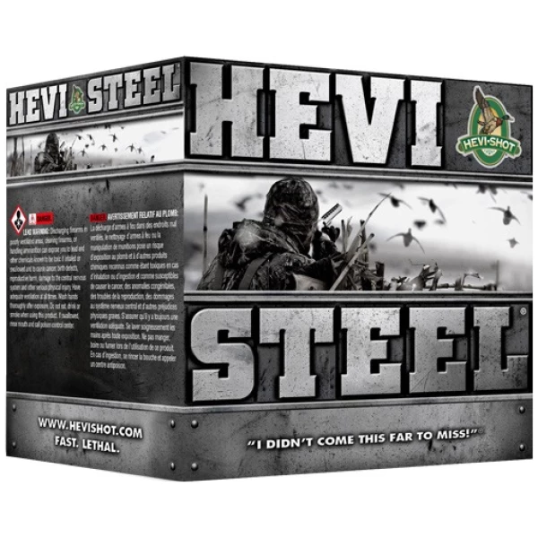 HEVI-SHOT HEAVY STEEL 20GA - 3" 7/8OZ #3 25RD 10BX/CS