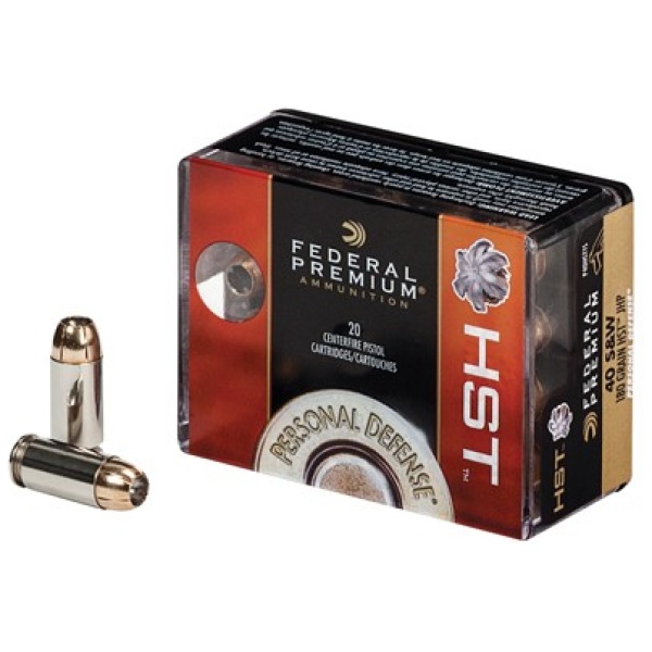 FEDERAL PREMIUM 40 SW 180GR - HST JHP 20RD 10BX/CS