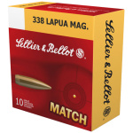 S&B 338 LAPUA MAG MATCH 250GR - BTHP 10RD 10BX/CS