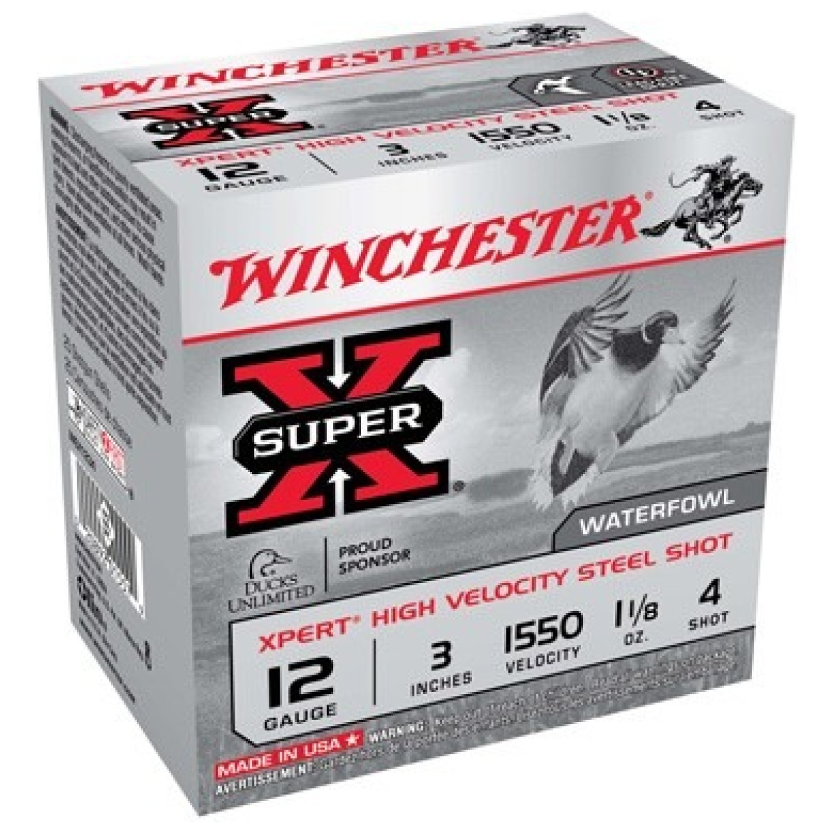 Awex1234. Jpg - winchester xpert steel 12ga 3" - 1-1/8oz #4 1550fps 25rd 10bx/c - awex1234
