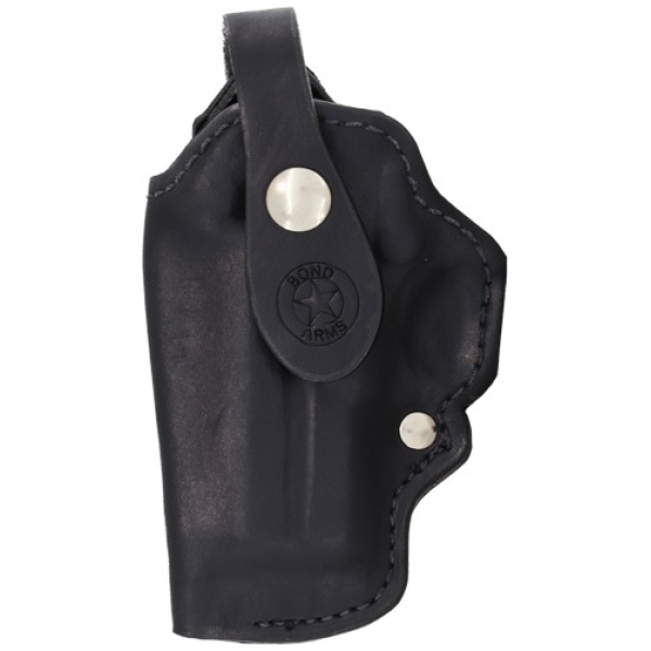 BOND ARMS BELT CLIP HOLSTER LH - 3.5"BBL. MODELS LEATHER BLACK
