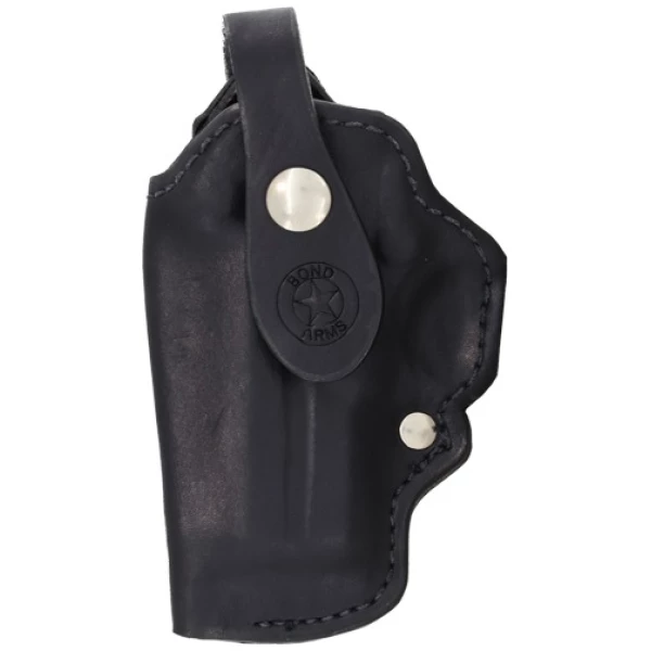 BOND ARMS BELT CLIP HOLSTER LH - 3.5"BBL. MODELS LEATHER BLACK