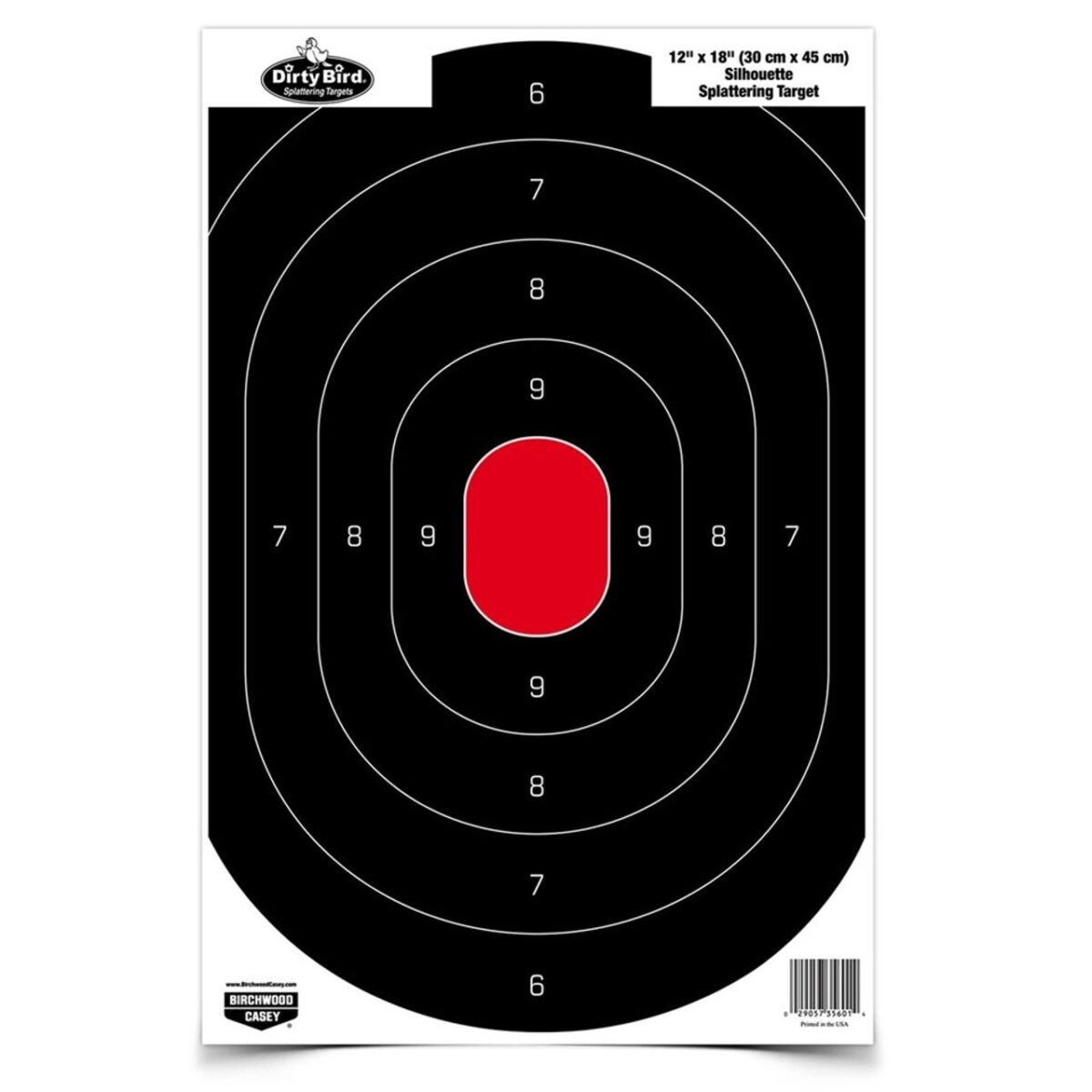 Bc-35609. Jpg - dirty bird 12 x 18 silhouette target - bc 35609
