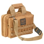 BULLDOG DLX 2 PISTOL RANGE BAG TAN