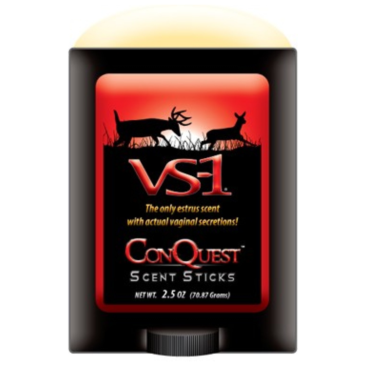 Cq1202. Jpg - conquest scents deer lure - vs-1 estrus 2. 5oz stick - cq1202