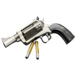 Magnum Research Exclusive BFR Rolling Thunder Handgun .45-70 Gov't 5rd Capacity 3" Barrel Silver with Black Grips