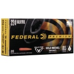Federal Gold Medal Berger Rifle Ammunition .224 Valkyrie 80.5 gr OTM 2925 fps 20/ct