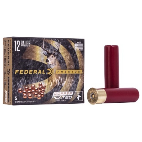 FED PRM VSHOK 12GA 3.5" 00 BUCK 5/50