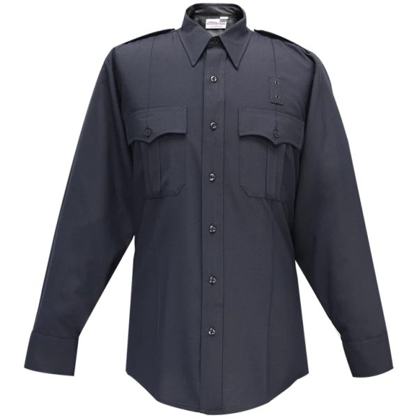 Justice Long Sleeve Shirt w/ Pleated Pockets - LAPD Navy