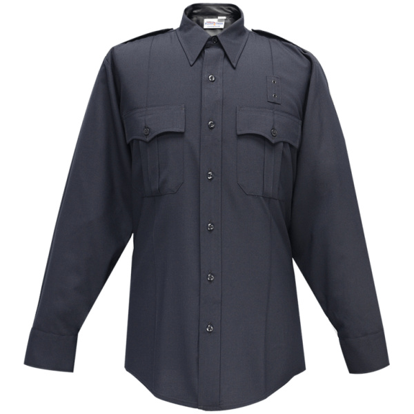 Justice Long Sleeve Shirt w/ Pleated Pockets - LAPD Navy