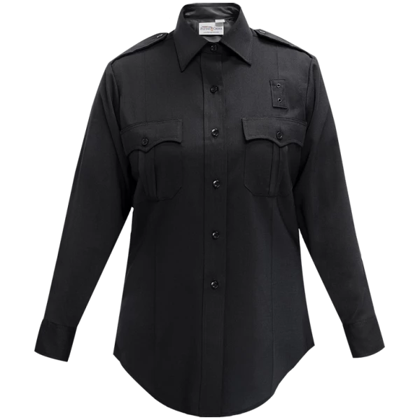 Justice Women's Long Sleeve Shirt - LAPD Navy