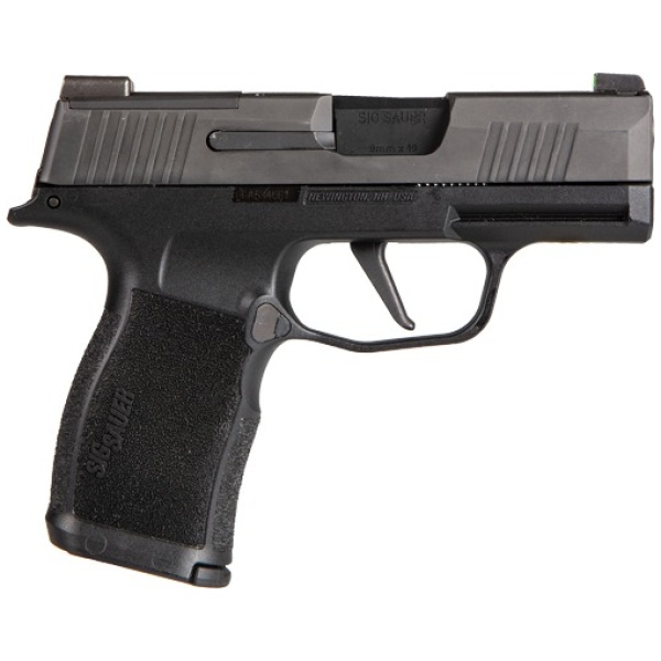 SIG P365X MIC COMP 9MM 3.1" - XRAY-3 OR (2)12RD POLY/BLACK