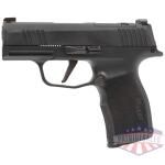 sig p365x mic comp 9mm 3.1" - xray-3 or (2)12rd poly/black