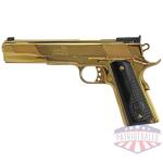 iver johnson eagle xl - 10mm 6" 24k gold black wood