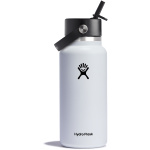 Wide Mouth Insulated Water Bottle w/ Flex Straw Cap
