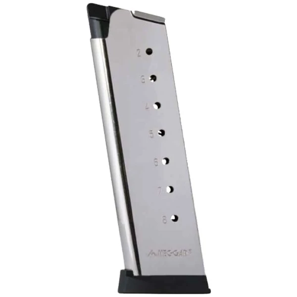 IVER JOHNSON MAGAZINE 1911 - 45ACP 8RD NICKEL FITS GOVT