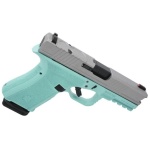 Black Rain Frontline Handgun 9mm Luger 15rd Magazine 3.75" Barrel  Robins Egg Blue/Satin Mag Finish Optic Ready
