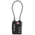 Single Pack TSA Sentry Approved Lock w/Steel Cable