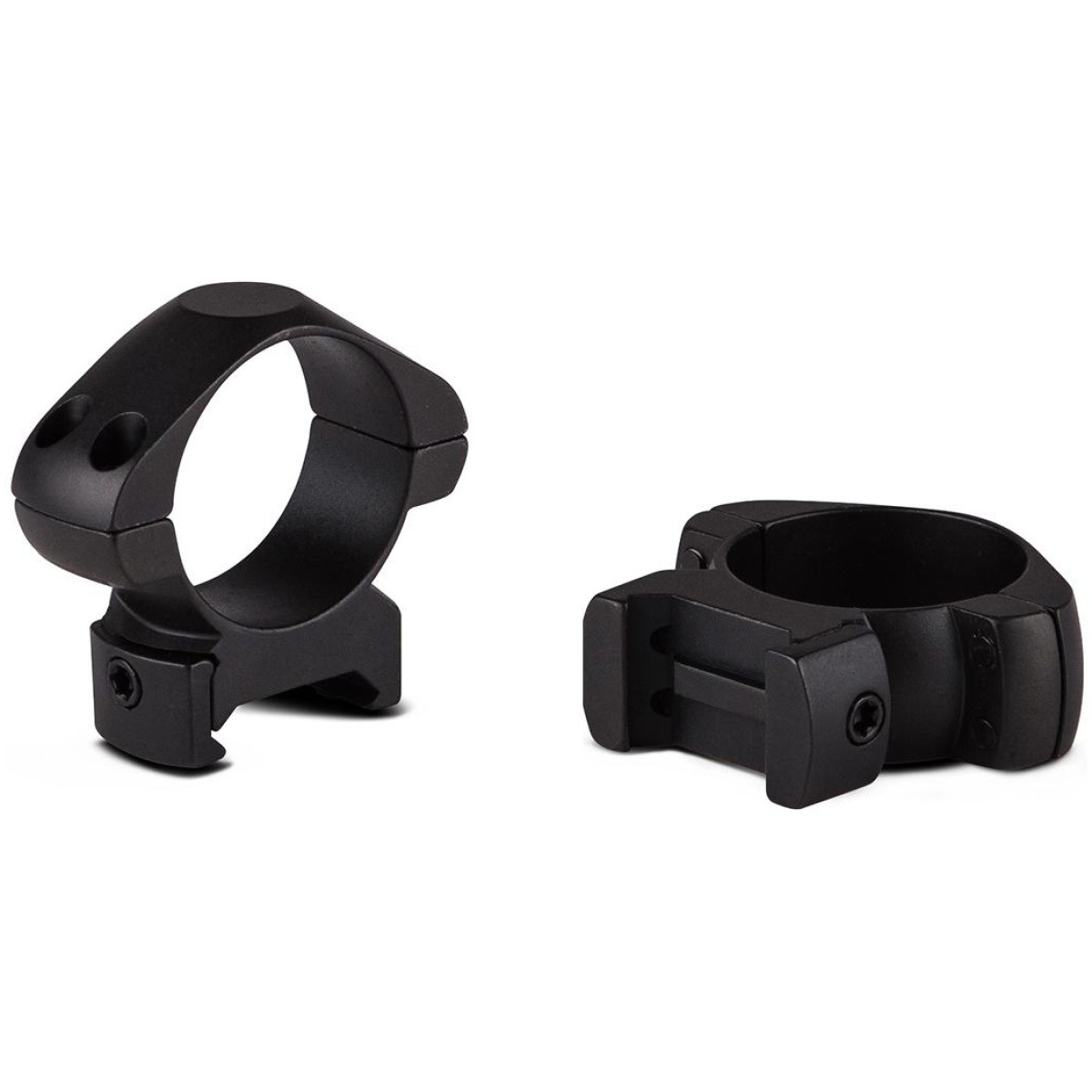 Kl7402. Jpg - konus 2-piece steel riflescope rings 1" low - matte black - kl7402