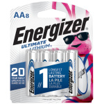 ENERGIZER ULTIMATE LITHIUM - BATTERIES AA 8-PACK