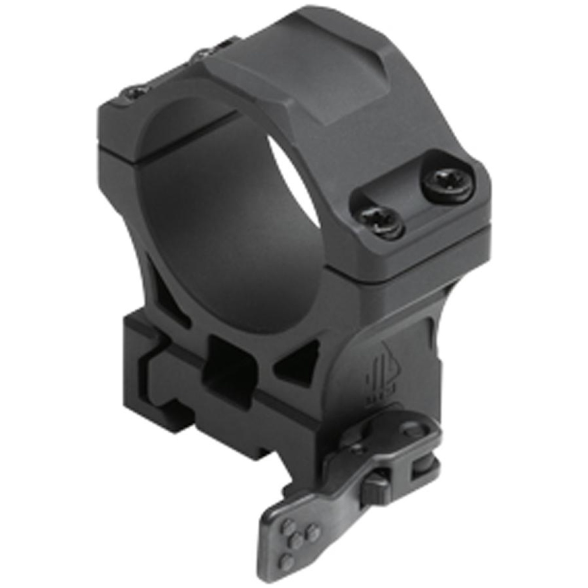 Liaqr315. Jpg - leapers 2-piece utg accu-sync qr 30mm medium picatinny style scope rings - matte black - liaqr315