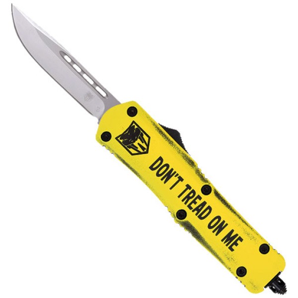 COBRATEC MEDIUM FS3 OTF DON'T - TREAD ON ME 3" DROP POINT