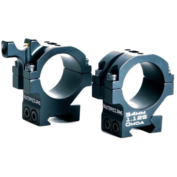 Masterpiece Arms BA Rings 30mm 1.25" Black