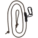 MUDDY SAFETY HARNESS LINEMAN'S - ROPE W/CARABINER & PRUSIK KNOT